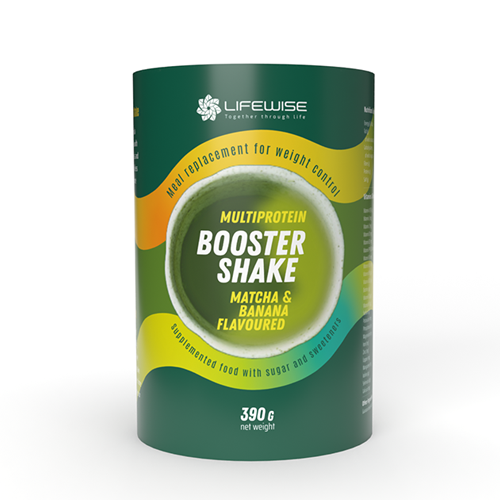 Multiprotein Booster Shake - matcha & banana