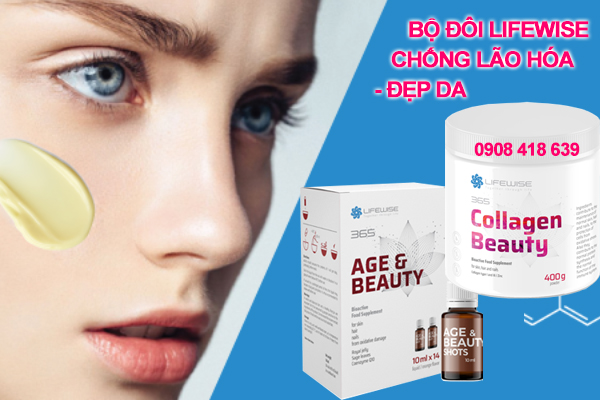 Bộ đôi Lifewise hỗ trợ chống lão hóa, đẹp da